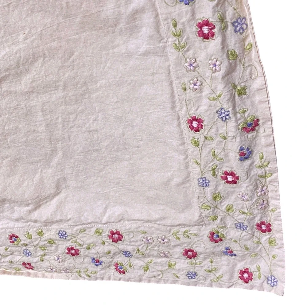 Y2K Pottery Barn B + B Floral Euro Pillow Sham 31